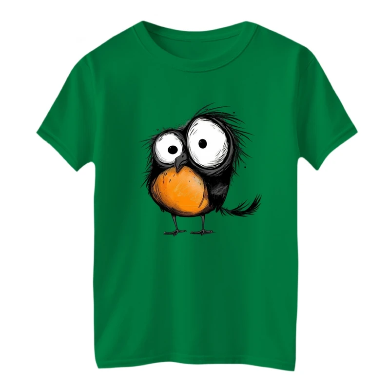 تی شرت آستین کوتاه بچگانه مدل جوجه کوچولو