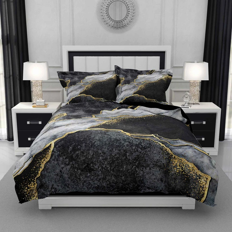 سرویس روتختی مدل ماربل اسپیشیال DF23 دو نفره 6 تکه