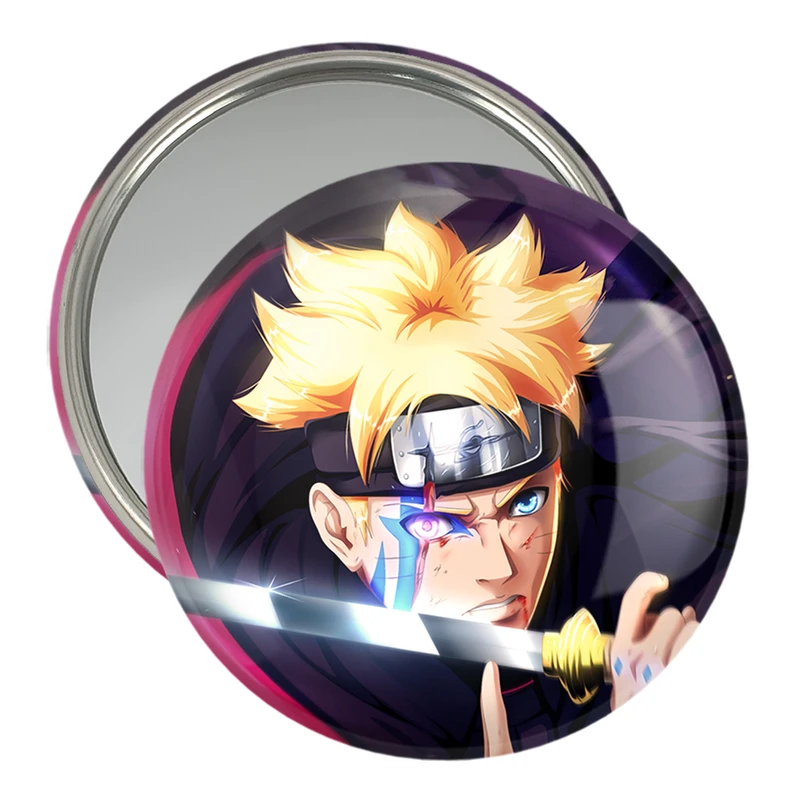 آینه جیبی خندالو مدل بوروتو اوزوماکی انیمه بوروتو Boruto  کد 15739