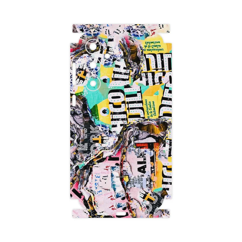 برچسب پوششی ماهوت مدل Collage of Teared Paper-FullSkin مناسب برای گوشی موبایل سامسونگ Galaxy A55