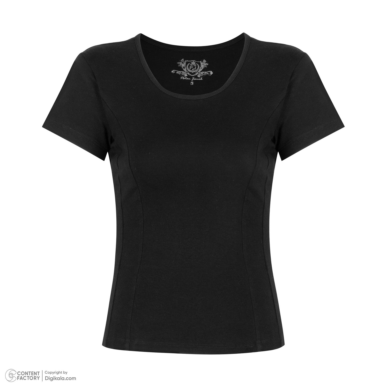 تی شرت آستین کوتاه زنانه پاتن جامه مدل فیانگو 131631020123846 رنگ مشکی -  - 2