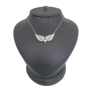 گردنبند نقره زنانه ترمه ۱ مدل بال کد smed 1005