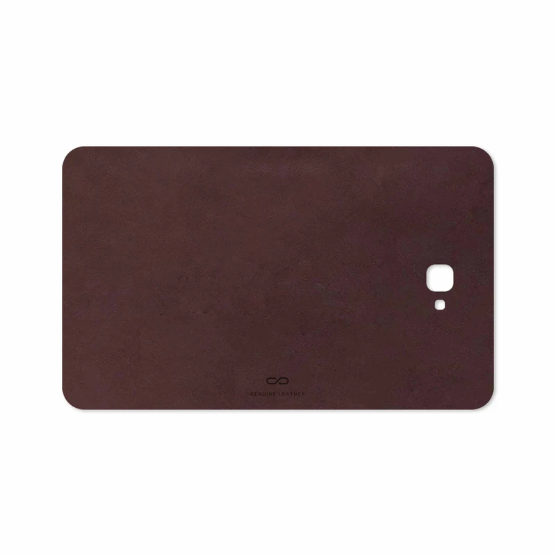 برچسب پوششی ماهوت مدل Matte-Dark-Brown-Leather مناسب برای تبلت سامسونگ Galaxy Tab A 10.1 2016 T585