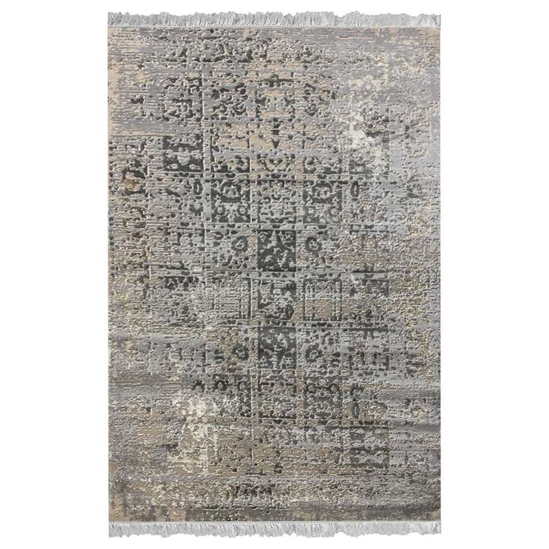  فرش ماشینی برسام کد 99361 زمینه نسکافه ای