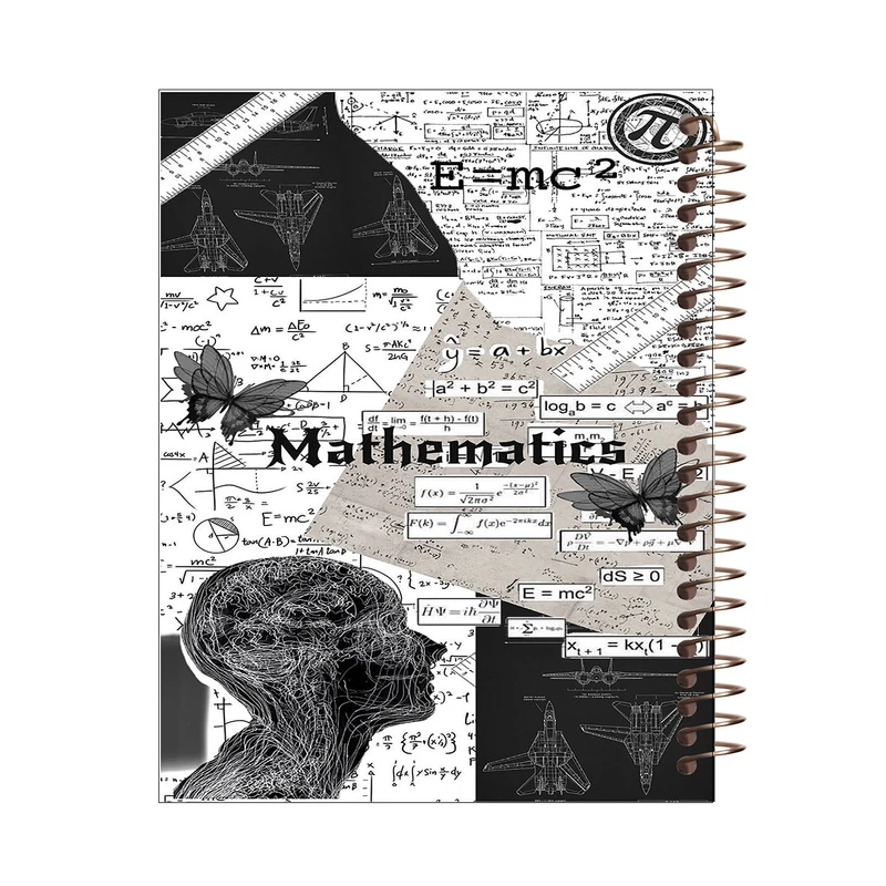 دفتر مشق 80 برگ طرح ریاضی کد J442