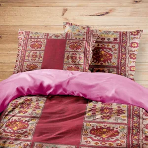 سرویس روتختی مدوپد طرح قالی کردستان نقشه قشقایی مدل C-Ghashghaee12 یک نفره 4 تکه