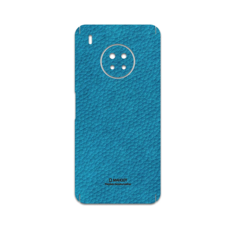 برچسب پوششی ماهوت مدل Blue-Leather مناسب برای گوشی موبایل هوآوی Y9a