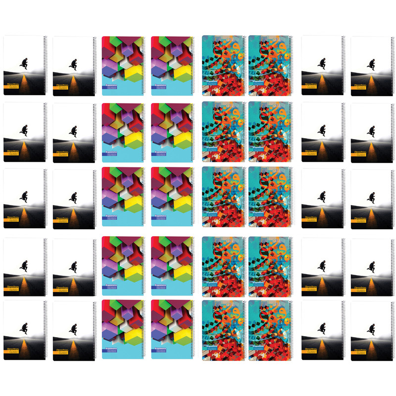  دفتر مشق 80 برگ اسپادانا مدل p01 مجموعه 40 عددی