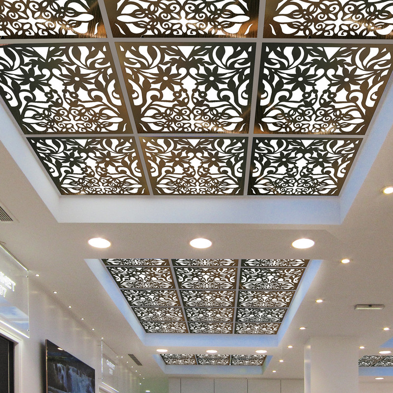 تایل سقفی بنی دکو مدل MC20 اندازه 60x60 سانتی متر مجموعه 4 عددی
