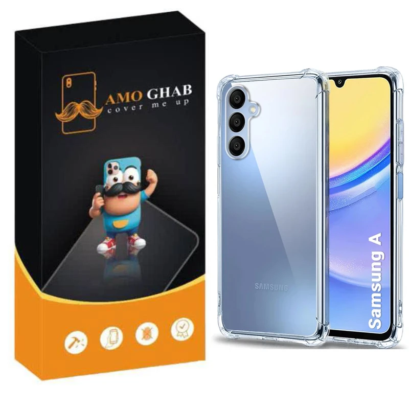 کاور عمو قاب مدل Crystal مناسب برای گوشی موبایل سامسونگ Galaxy A35
