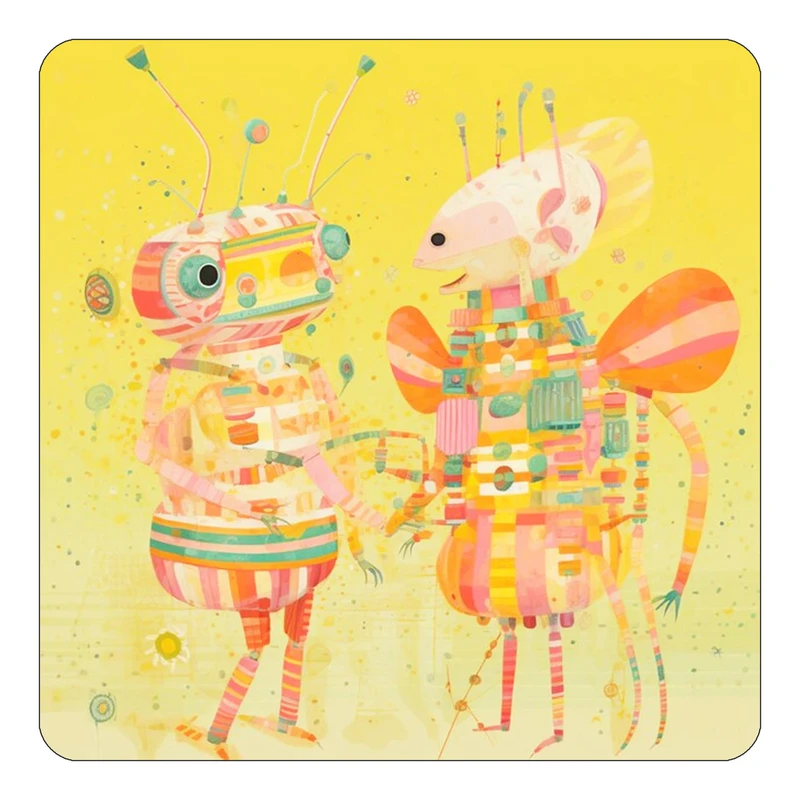 مگنت کاکتی طرح حیوانات رنگی مدل mp25604