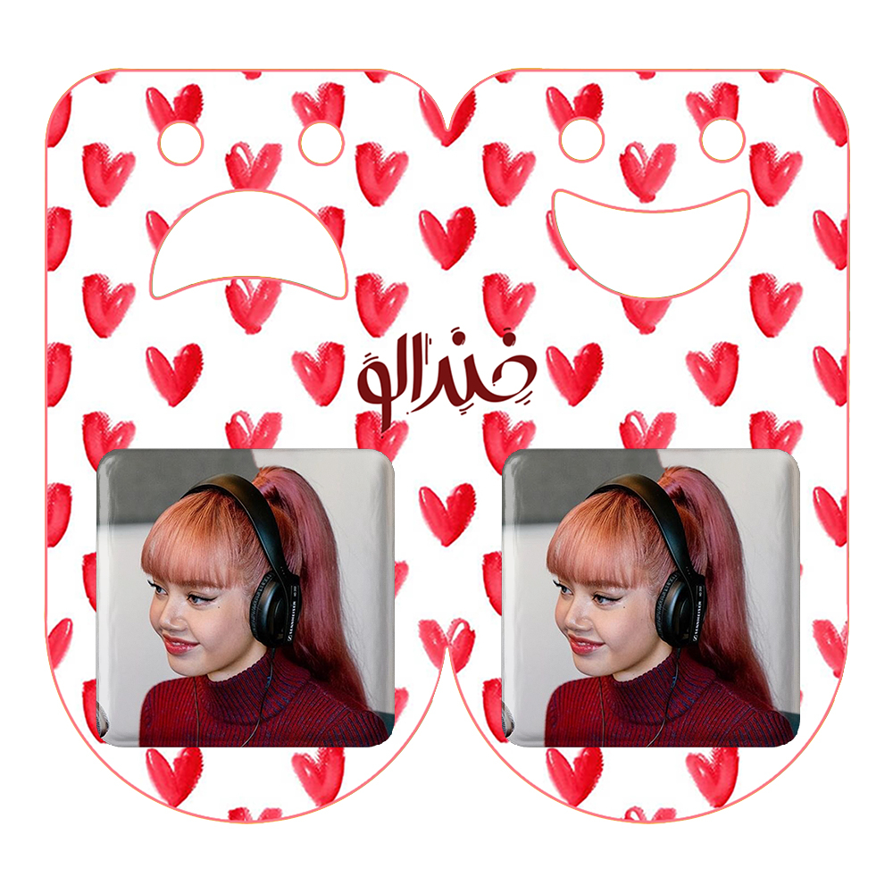 پیکسل خندالو مدل لیسا بلک پینک کد 14233 به همراه مگنت