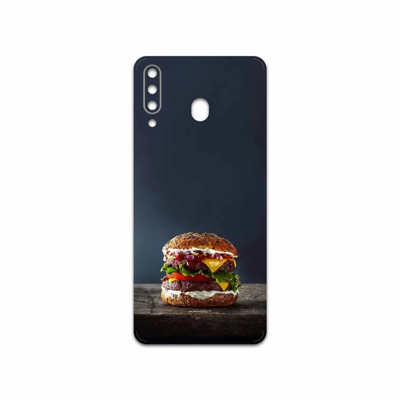 برچسب پوششی ماهوت مدل Hamburger مناسب برای گوشی موبایل سامسونگ Galaxy M30