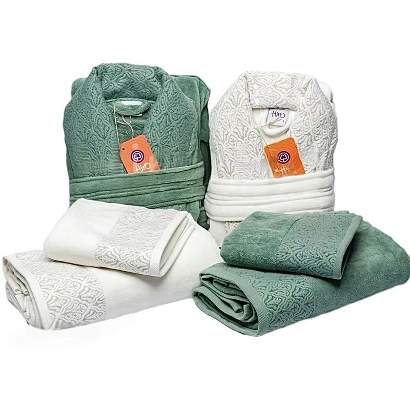 سرویس حوله پاتویی 10 تکه هیرو مدل کاریزما