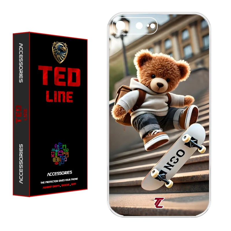 کاور تد لاین طرح تدی کد 1117 مناسب برای گوشی موبایل اپل Iphone 7 Plus / 8 Plus