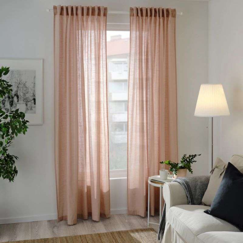 پرده ایکیا مدل SILVERLONN سایز 145x300 سانتی متر پرده ایکیا مدل SILVERLONN سایز 145x300 سانتی متر