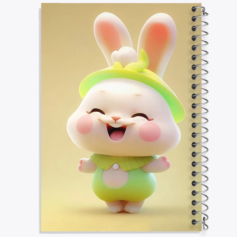 دفتر نقاشی 50 برگ خندالو طرح خرگوش کیوت کد F5688