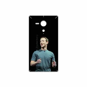 MAHOOT Mark Zuckerberg Cover Sticker for Sony Xperia SP