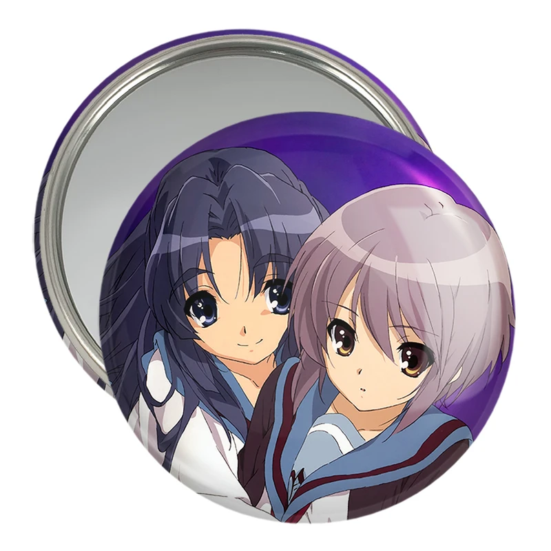 آینه جیبی خندالو مدل ریوکو و یوکی انیمه ناپدید شدن هاروهی سوزومیا کد 24331