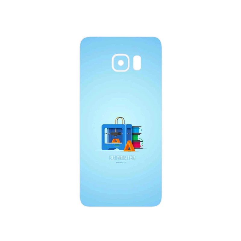برچسب پوششی ماهوت مدل 3D Printer مناسب برای گوشی موبایل سامسونگ Galaxy S6 Edge