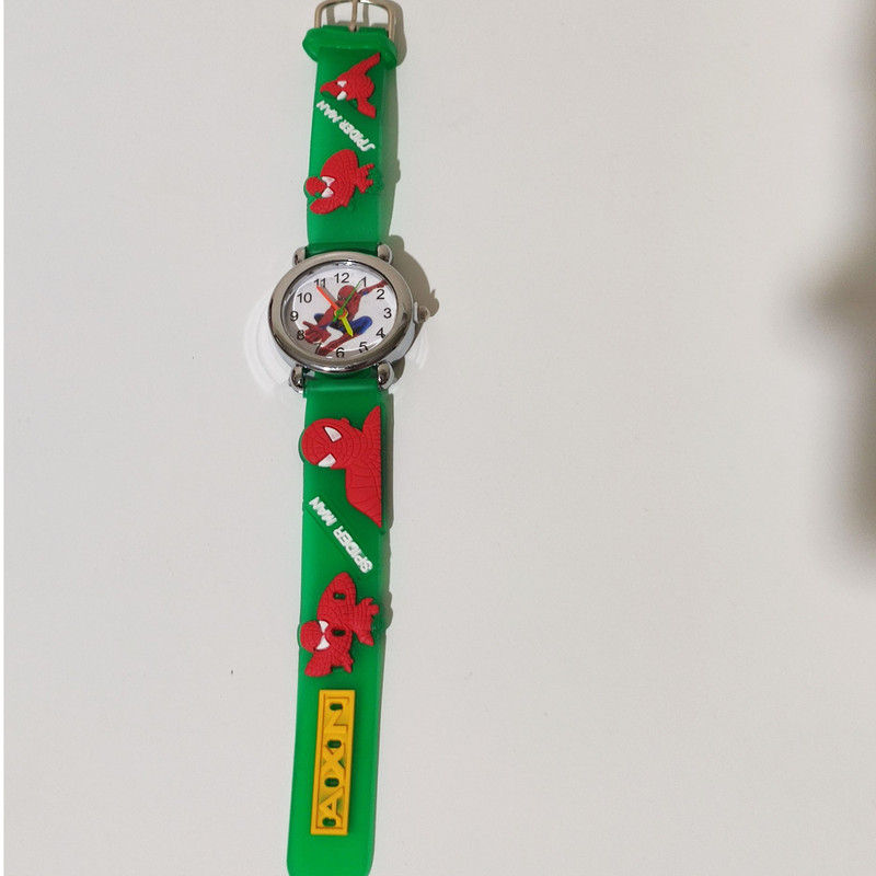 ساعت مچی عقربه ای پسرانه مدل عنکبوتی 00