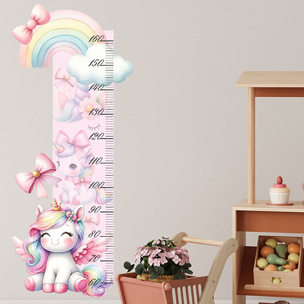 استیکر اندازه گیری کودک راتیانا مدل یونیکورن کوچولو