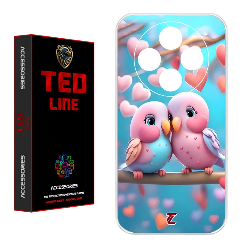 کاور تدلاین طرح پرنده کد 1176 مناسب برای گوشی موبایل شیائومی Redmi 14C / Poco C75