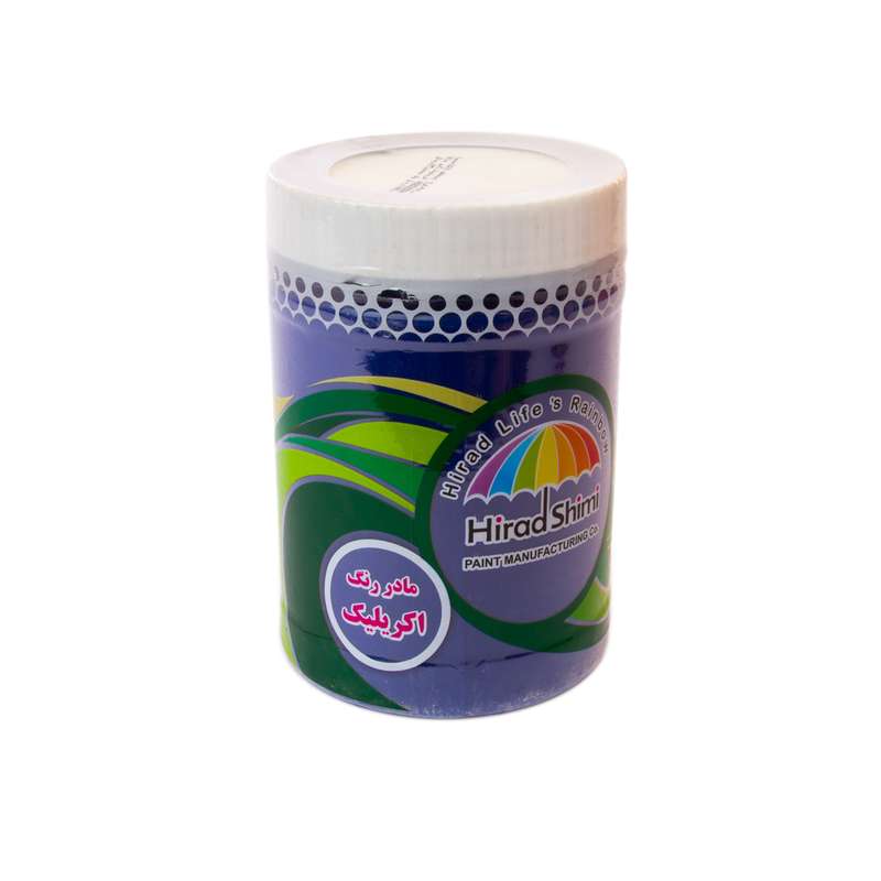 مادر رنگ آبی اکرولیک هیراد شیمی کد DCO1603 وزن 0.8 کیلوگرم