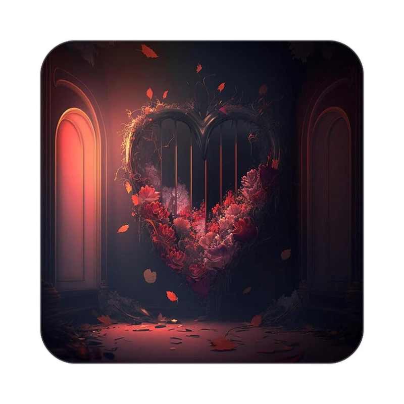 زیر لیوانی کاکتی مدل عاشقانه کد mp13657