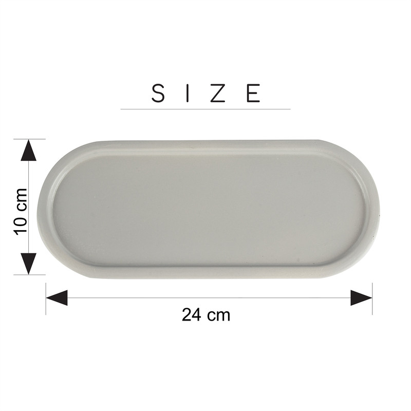 قالب سیلیکونی مدل سینی بیضی کد DCO1527