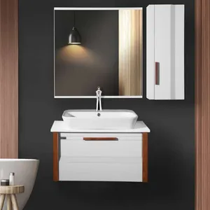 ست کابینت و روشویی مدل گریس به همراه آینه و باکس