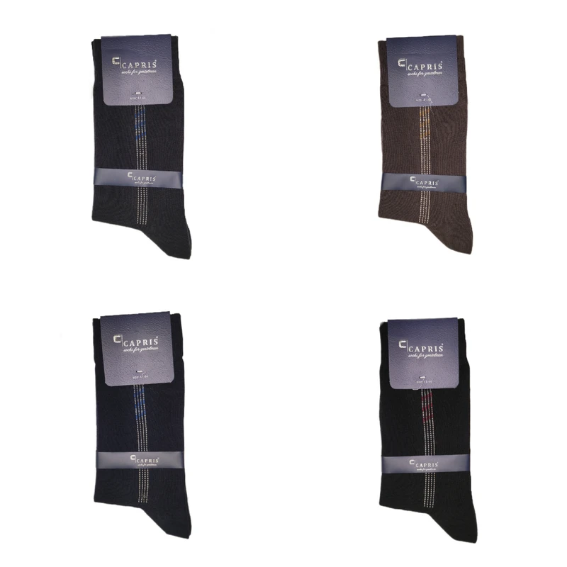 جوراب ساق بلند مردانه مدل ۱۰۰۰۱ بسته سه عددی 