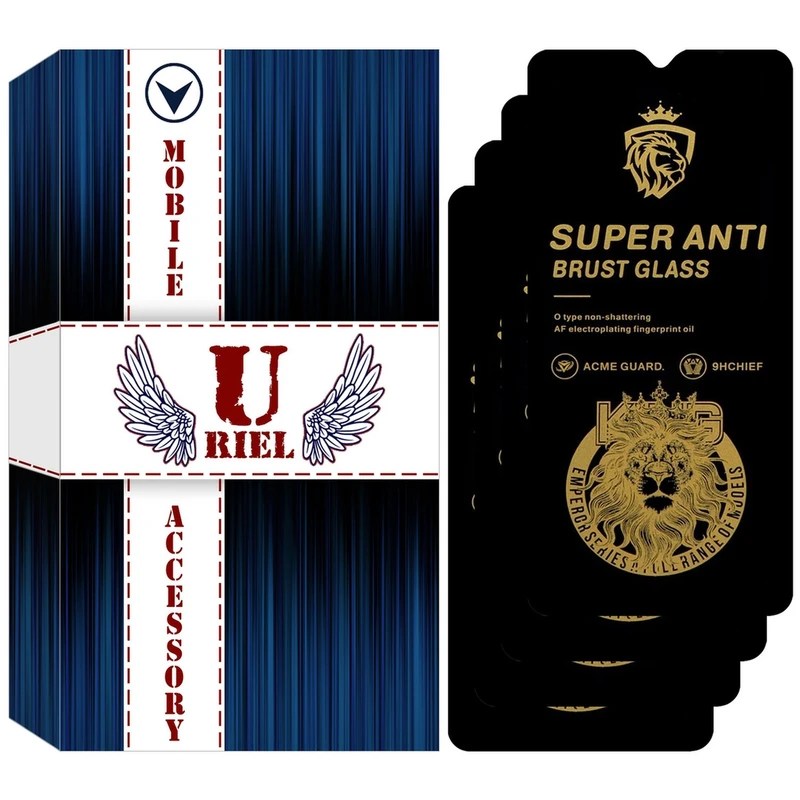 محافظ صفحه نمایش شیشه ای یوریل مدل SuperAnti مناسب برای گوشی موبایل سامسونگ Galaxy F22 بسته چهار عددی