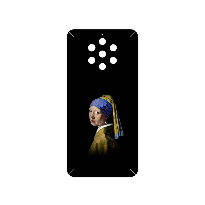 برچسب پوششی ماهوت مدل Girl with a Pearl Earring of Vermeer مناسب برای گوشی موبایل نوکیا 9 Pureview