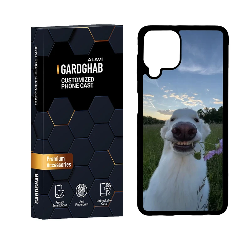 کاور گارد قاب علوی دورژله ای مدل حیوانات مناسب برای گوشی موبایل سامسونگ Galaxy A22 4G