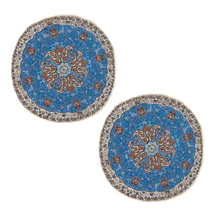 رومیزی ترمه مدل نسترن کد ASALI-30 بسته دو عددی