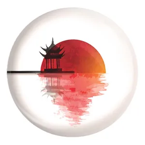 پیکسل خندالو طرح پرچم ژاپن کد 20643 مدل بزرگ