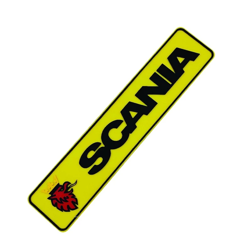 پلاک تزئینی طرح پلکسی برجسته مدل SCANIA-Y2 