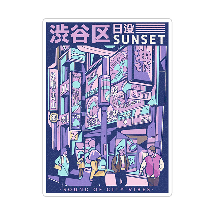 استیکر تزئینی موبایل و تبلت ماسا دیزاین مدل AS115 JAPON