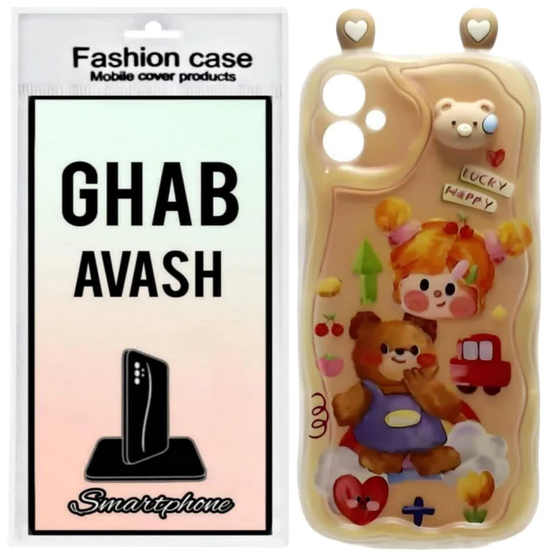 کاور قاب پلاس طرح عروسکی گوشدار مدل 01A مناسب برای گوشی موبایل سامسونگ GALAXY A05