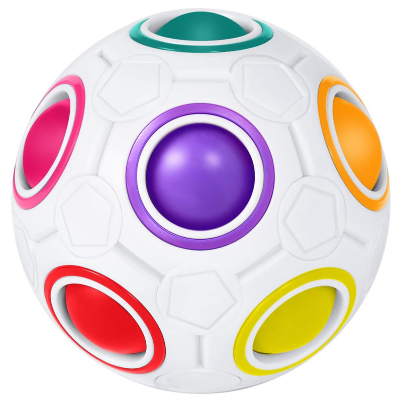 مکعب روبیک چی ای مدل توپ رنگین کمانی کای وای QY RainBow Ball