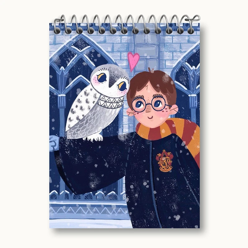 دفتر یادداشت 50 برگ خندالو مدل هری پاتر Harry Potter کد 2887