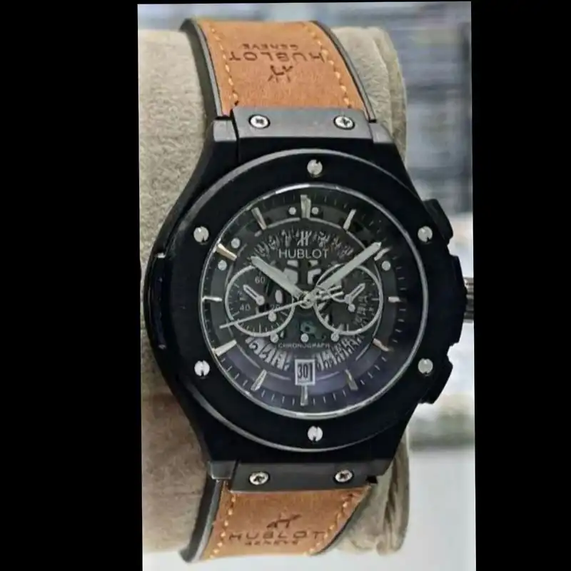 ست ساعت مچی عقربه ای زنانه و مردانه  مدل اسکلتون تک موتور