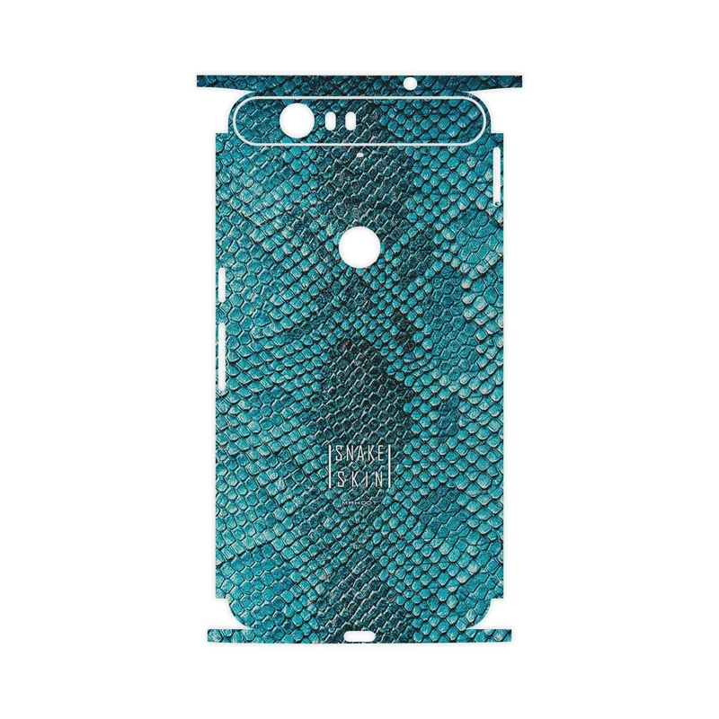 برچسب پوششی ماهوت مدل Blue Snake Skin-FullSkin مناسب برای گوشی موبایل گوگل Nexus 6P