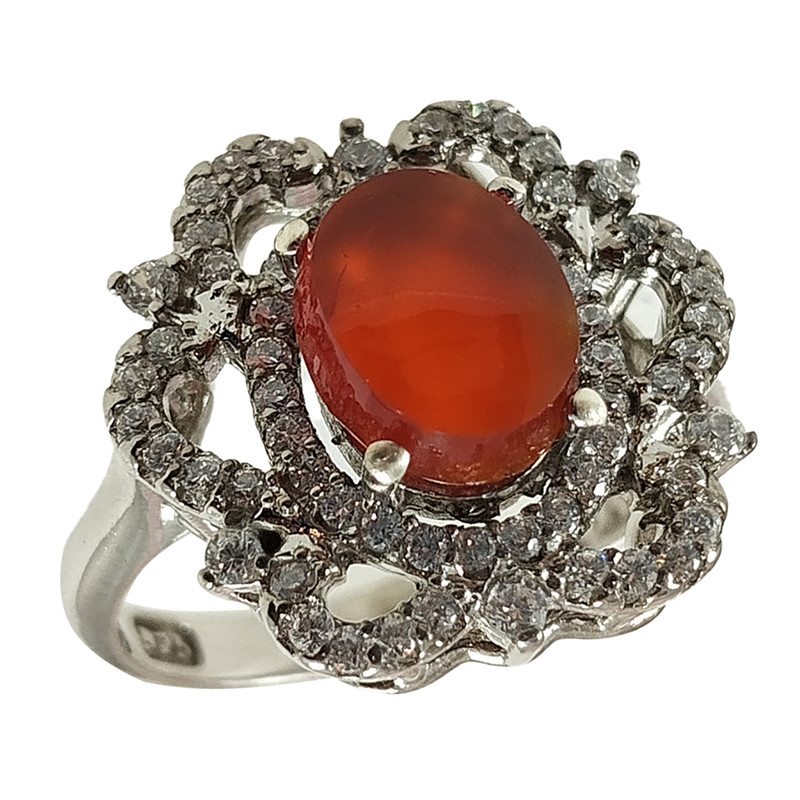 انگشتر نقره زنانه سلین کالا مدل عقیق یمنی کد 62 انگشتر نقره زنانه سلین کالا مدل عقیق یمنی کد 62