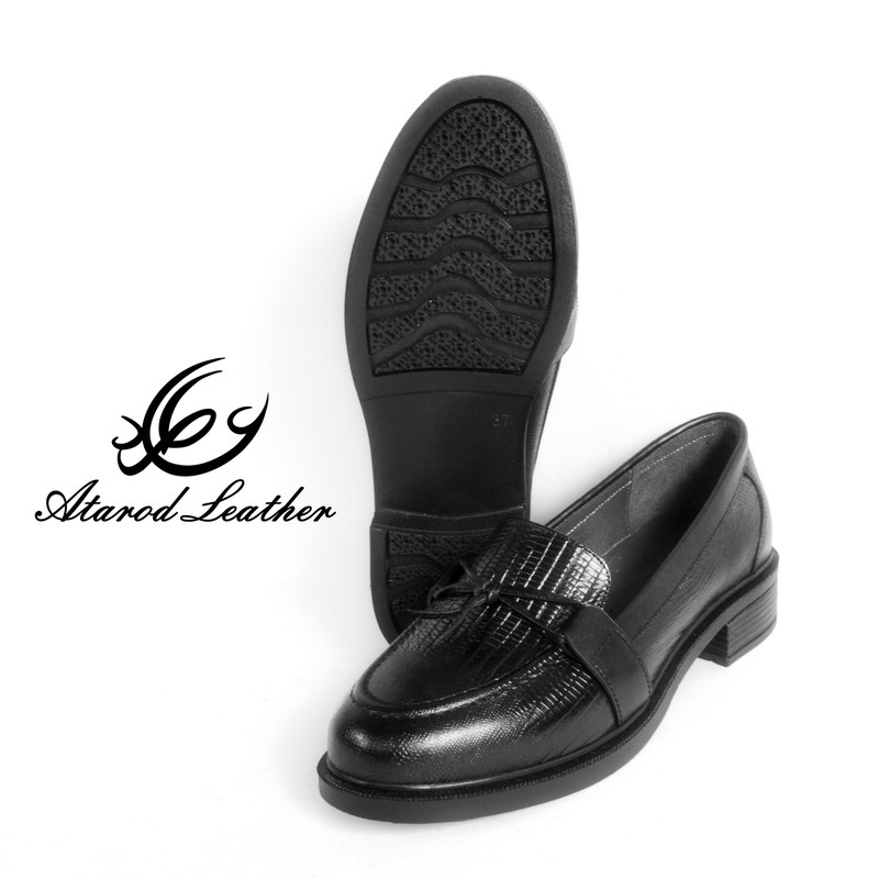 کفش زنانه چرم عطارد مدل چرم طبیعی کد SH150