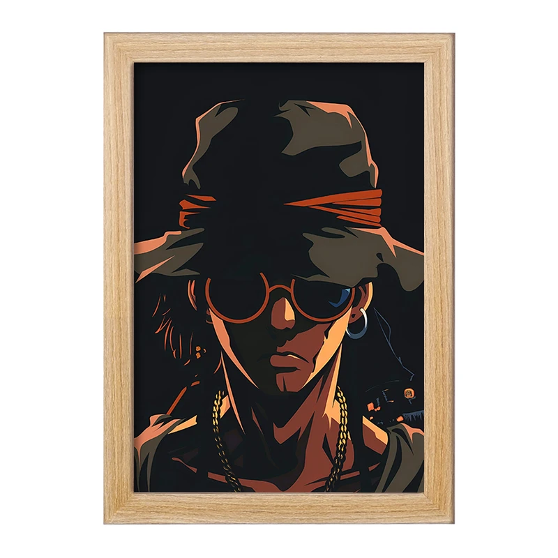 تابلو خندالو مدل انیمه وان پیس کد F10447