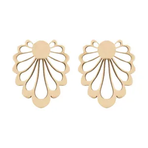 گوشواره طلا 18 عیار زنانه عدنان مدل J87