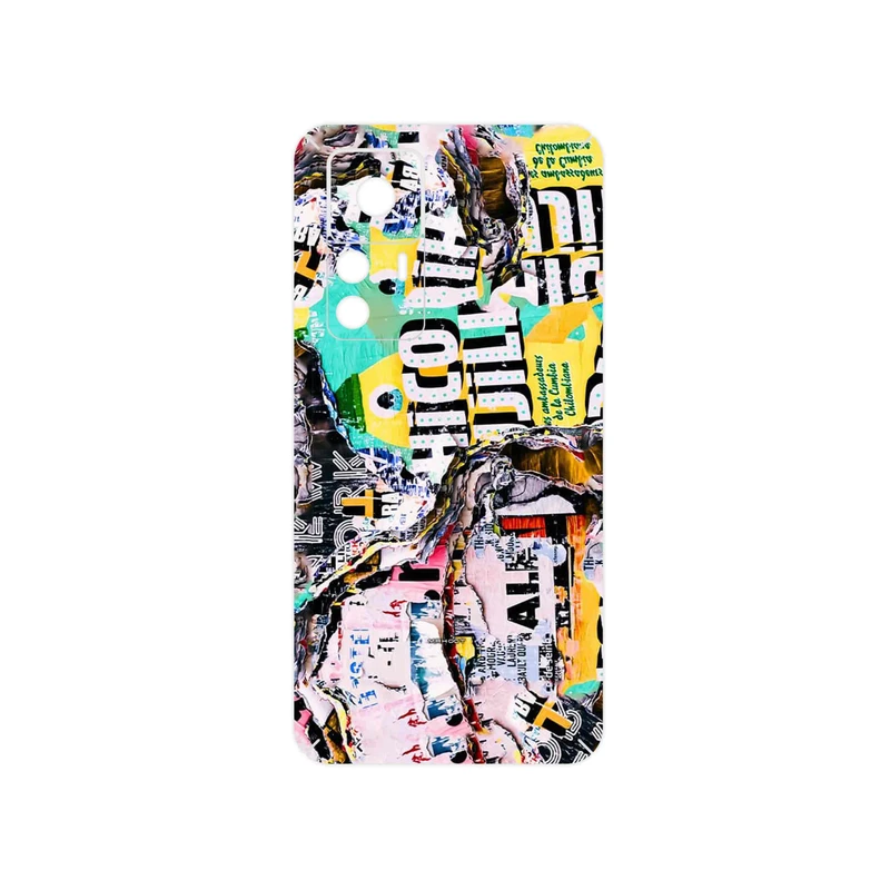 برچسب پوششی ماهوت مدل Collage of Teared Paper مناسب برای گوشی موبایل شیائومی 12T Pro
