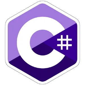 استیکر لپ تاپ مدل C Sharp Icon  Mode